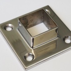 Фланец нержавеющий приварной встык с соединительным выступом квадратный Ду 10 Ру 25 10Х17Н13М2Т 10х14х15х14 мм ГОСТ 12821-80