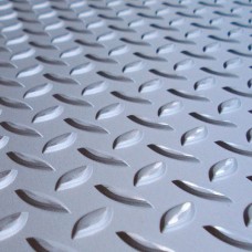 Лист нержавеющий рифленый г/к чечевица AISI 304 10 мм ГОСТ 8568-77